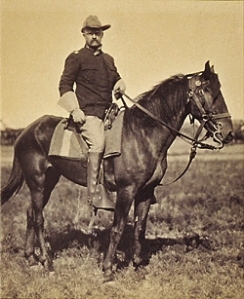 Theodore "Teddy" Roosevelt on a horse